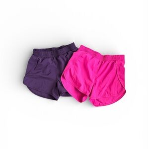 All in Motion Kids Purple and Pink Shorts